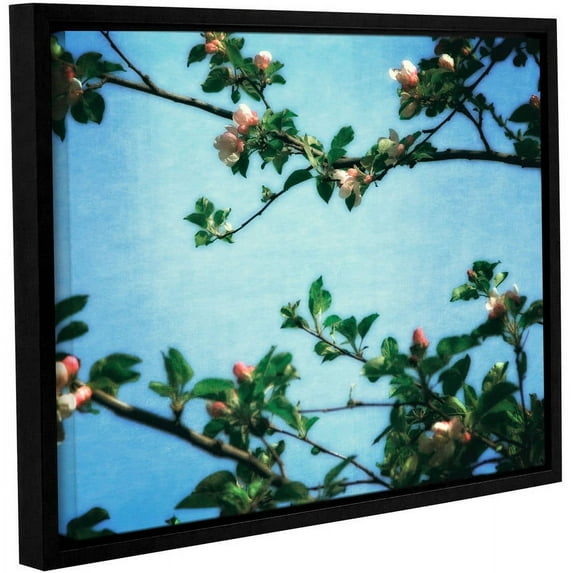 ArtWall Kevin Calkins "Spring Blossoms" Gallery-Wrapped Floater-Framed Canvas