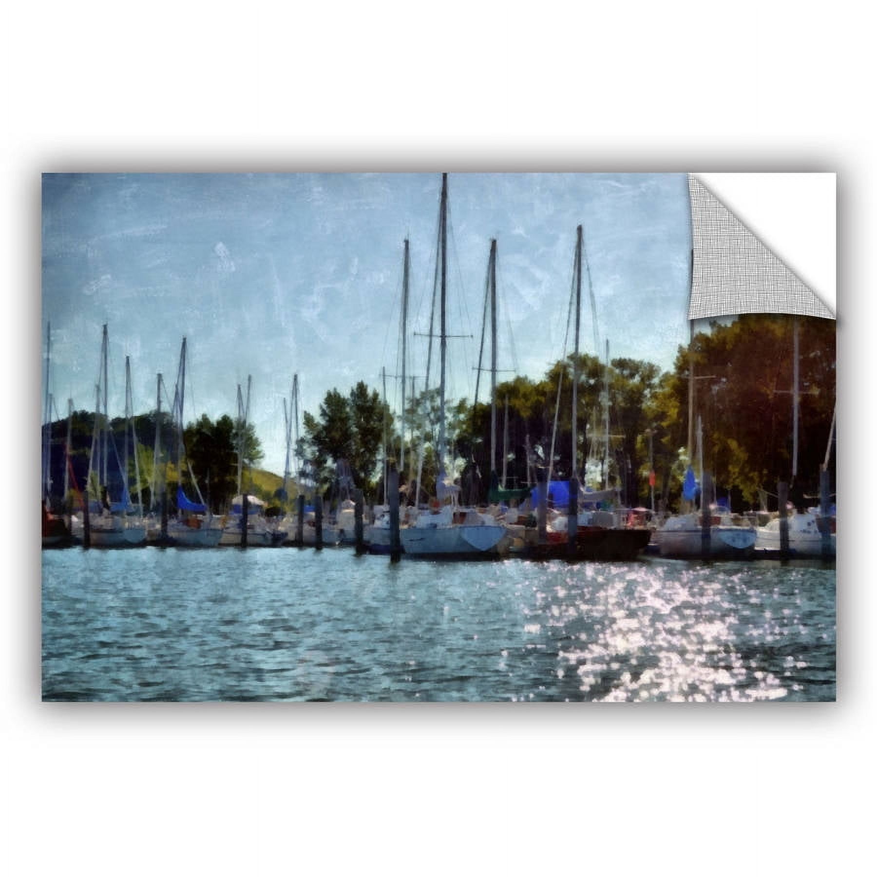 ArtWall Kevin Calkins "Summer Masts "ArtAppealz Removable Wall Art