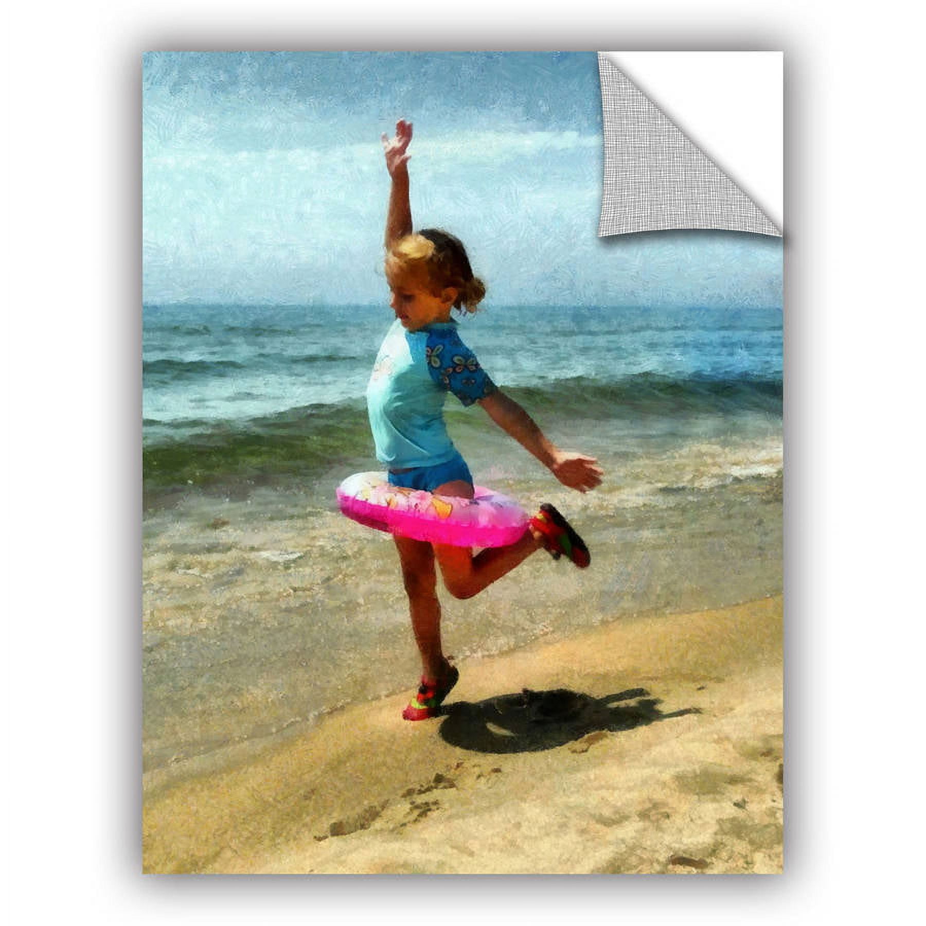 ArtWall Kevin Calkins "Summertime Girl" ArtAppealz Removable Wall Art