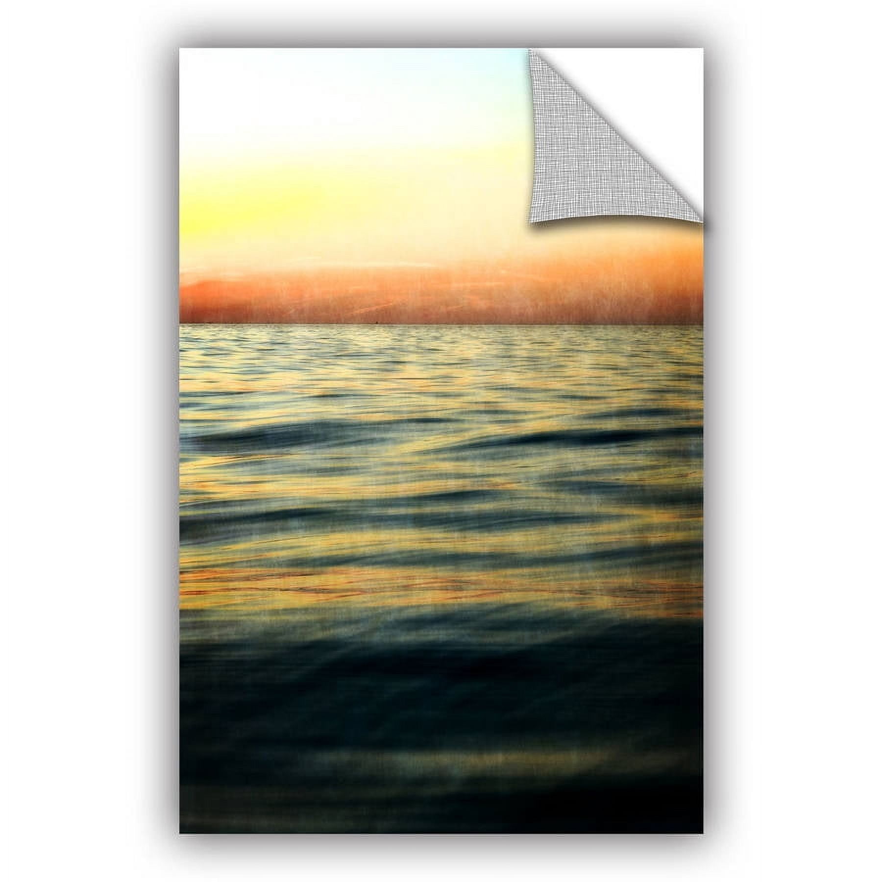 ArtWall Kevin Calkins "Sunset with Orange and Yellow "ArtAppealz Removable Wall Art