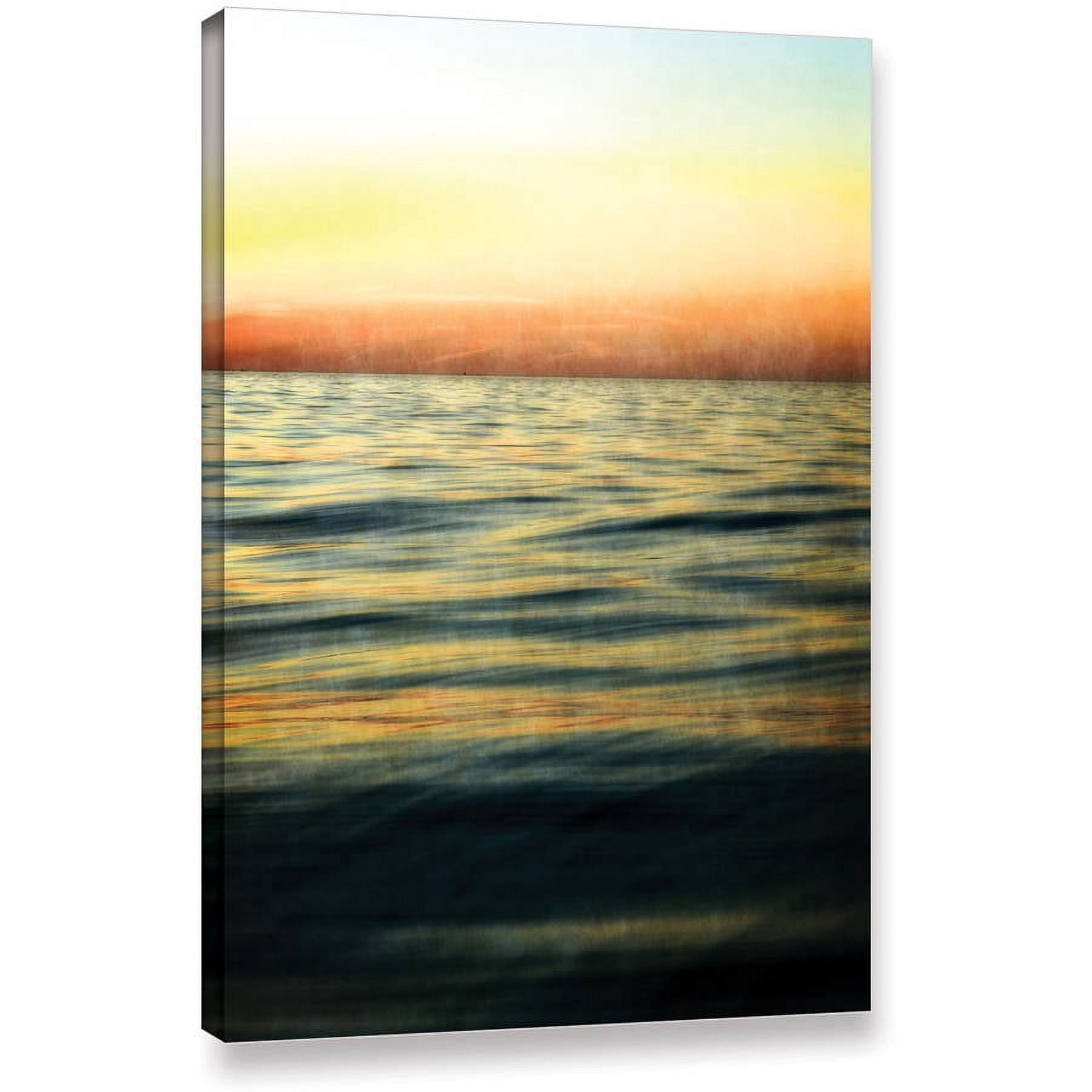 ArtWall Kevin Calkins "Sunset with Orange and Yellow" Gallery-Wrapped Canvas