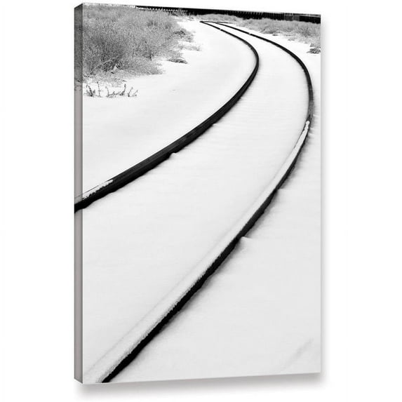 ArtWall Kevin Calkins "Winter Tracks" Gallery-Wrapped Canvas