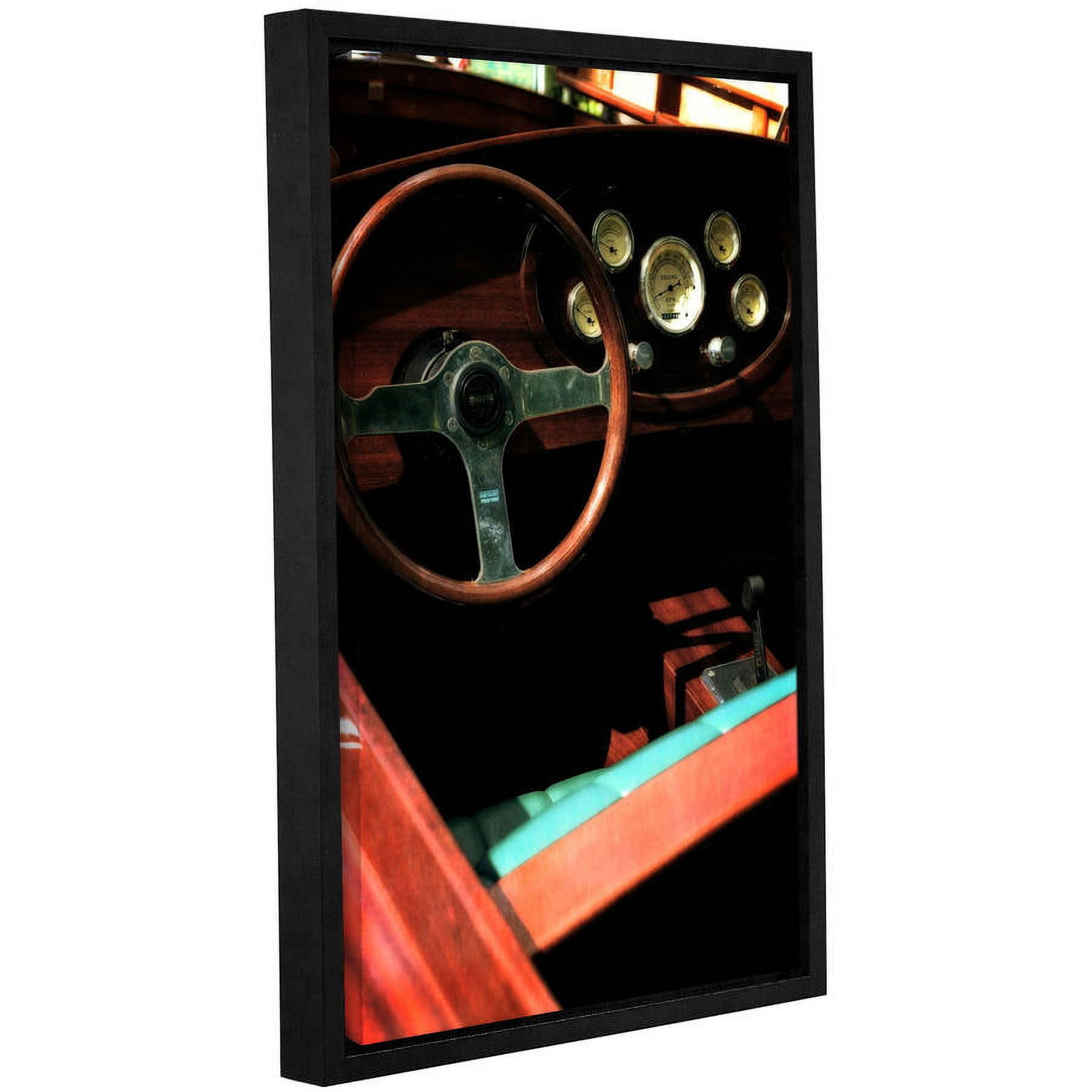 ArtWall Kevin Calkins "Wood is Good" Gallery-Wrapped Floater-Framed Canvas