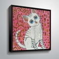 thumbnail image 1 of ArtWall Klimt Kitty, Gallery Wrapped Floater-framed Canvas by Holly Wojahn, 1 of 3