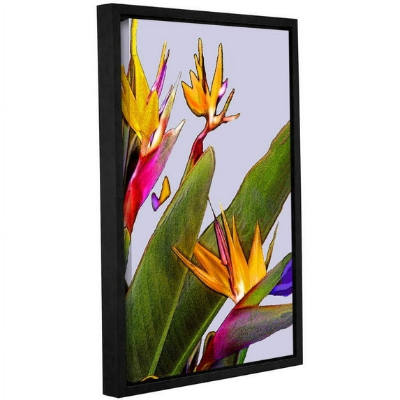 ArtWall Linda Parker "Bird Of Paradise" Gallery-wrapped Floater-framed Canvas