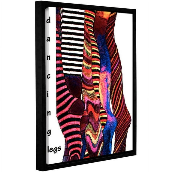 ArtWall Linda Parker "Dancing Legs" Gallery-wrapped Floater-framed Canvas