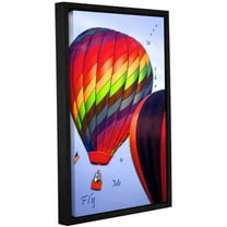 ArtWall Linda Parker "Fly Me To The Moon" Gallery-wrapped Floater-framed Canvas