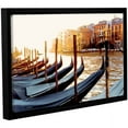 thumbnail image 1 of ArtWall Linda Parker "Gondolas Of Venice" Gallery-wrapped Floater-framed Canvas, 1 of 2