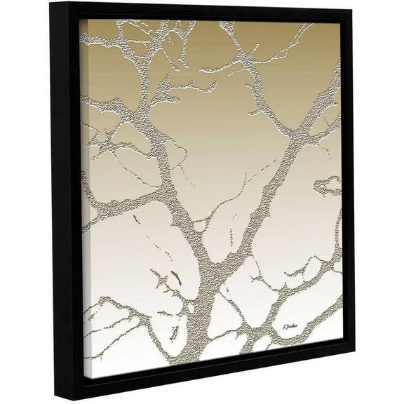 ArtWall Linda Parker "Morning Light On Tree" Gallery-wrapped Floater-framed Canvas
