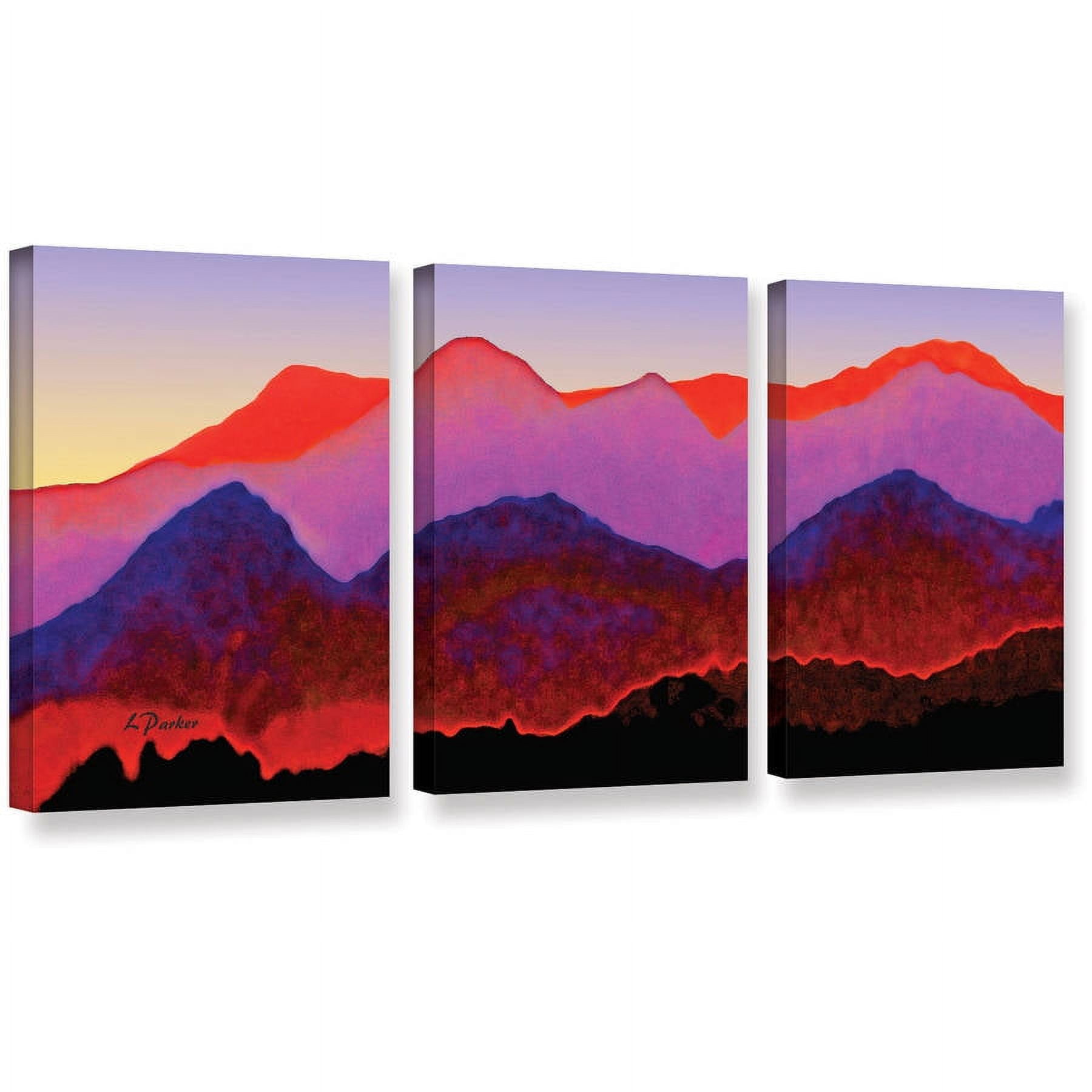 ArtWall Linda Parker "Pyrenees In Autumn" 3-Piece Gallery-wrapped Canvas Set