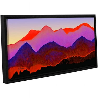 ArtWall Linda Parker "Pyrenees In Autumn" Gallery-wrapped Floater-framed Canvas