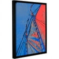 thumbnail image 1 of ArtWall Linda Parker "Red Sails At Sea" Gallery-wrapped Floater-framed Canvas, 1 of 2
