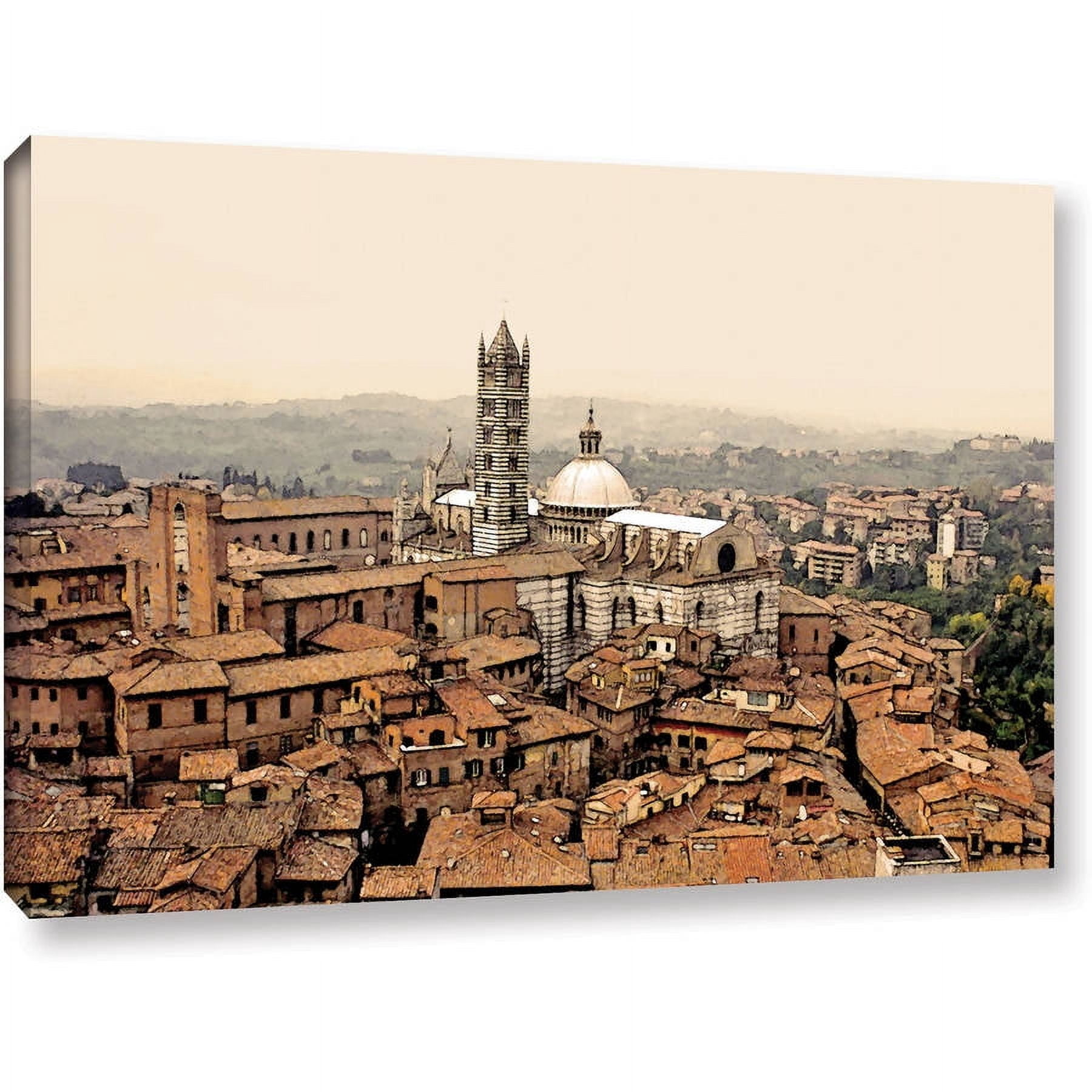 ArtWall Linda Parker "Siena Landscape " Gallery-Wrapped Canvas