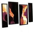 thumbnail image 1 of ArtWall Linda Parker "Slot Canyon Light From Above 1" 4-Piece Floater-framed Canvas Staggered Set, 1 of 1