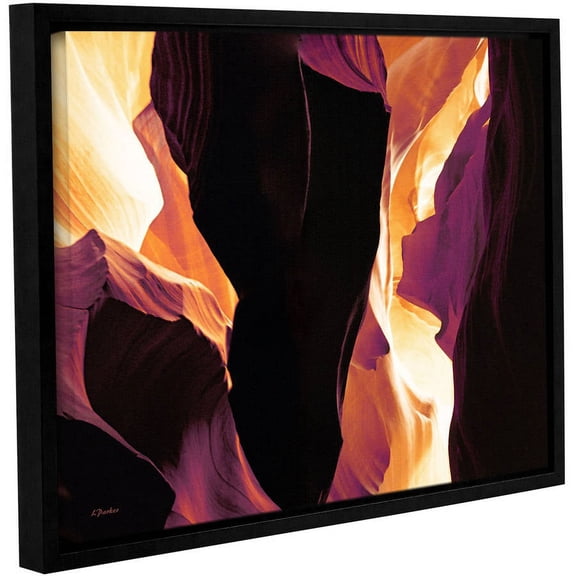 ArtWall Linda Parker "Slot Canyon Light From Above 1" Gallery-wrapped Floater-framed Canvas