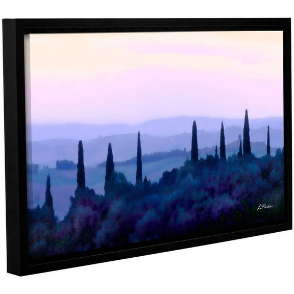 ArtWall Linda Parker "Tuscan Morn" Gallery-wrapped Floater-framed Canvas