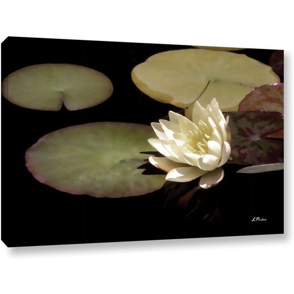 ArtWall Linda Parker "Water Lily I" Gallery-wrapped Canvas