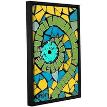 ArtWall Linda Parker "Who" Gallery-wrapped Floater-framed Canvas