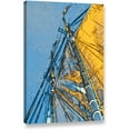 thumbnail image 1 of ArtWall Linda Parker "Yellow Sails At Sea" Gallery-Wrapped Canvas, 1 of 2