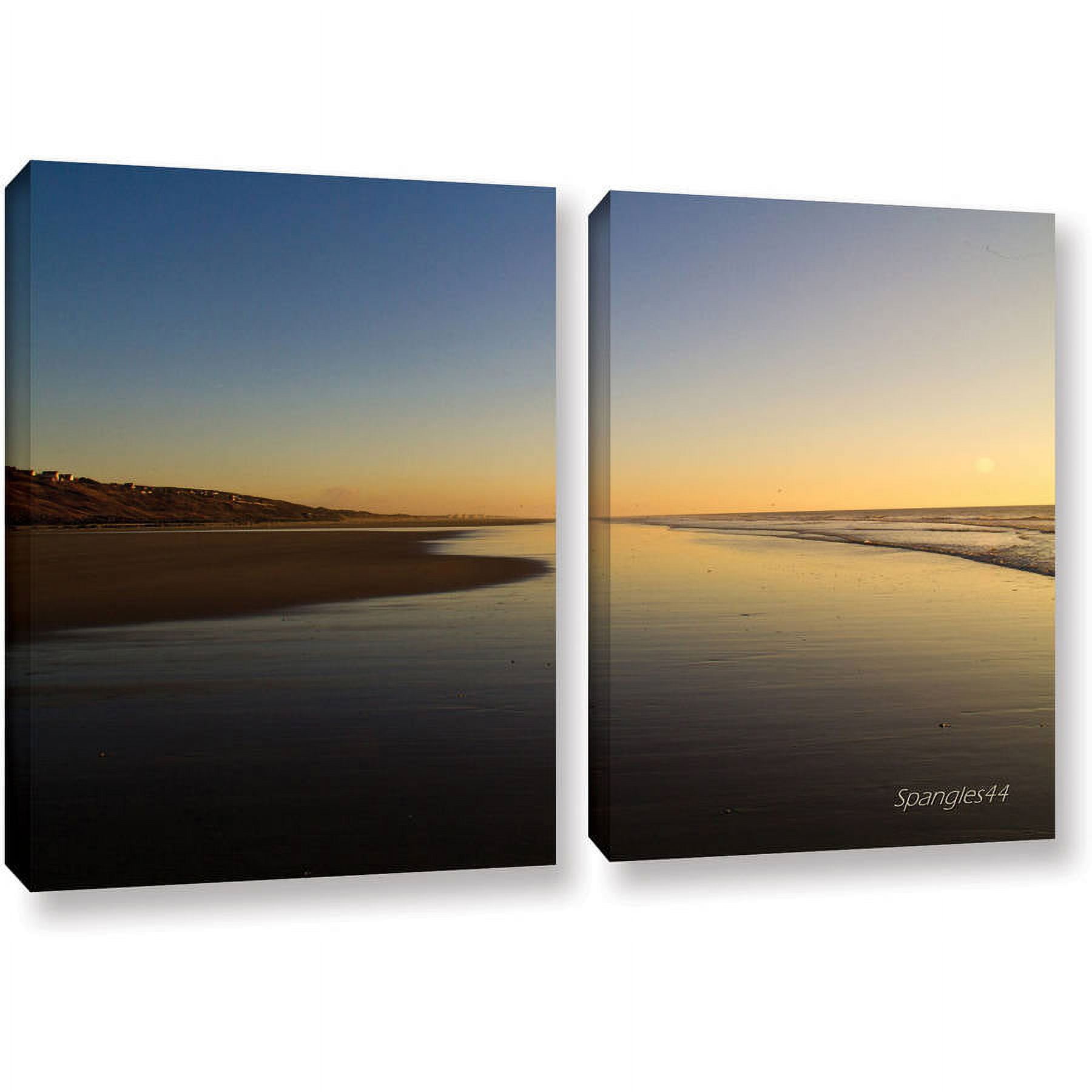 ArtWall Lindsey Janich "Equihen Plage" 2-Piece Floater Framed Canvas Set