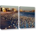 thumbnail image 1 of ArtWall Lindsey Janich "Seagulls" 2-Piece Floater Framed Canvas Set, 1 of 1