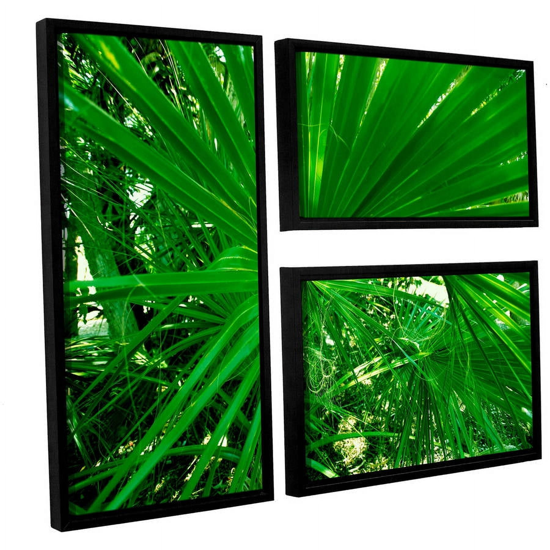 ArtWall Lindsey Janich "Spiral" 3-Piece Floater Framed Canvas Flag Set