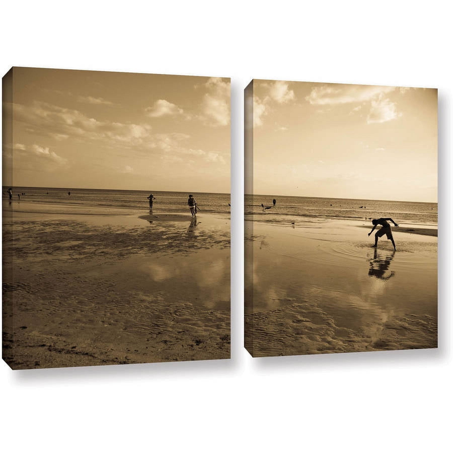 ArtWall Lindsey Janich "Sunny Day" 2-Piece Gallery-Wrapped Canvas Set