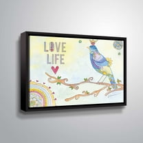 ArtWall Love life, Gallery Wrapped Floater-framed Canvas by Lorri Hanna