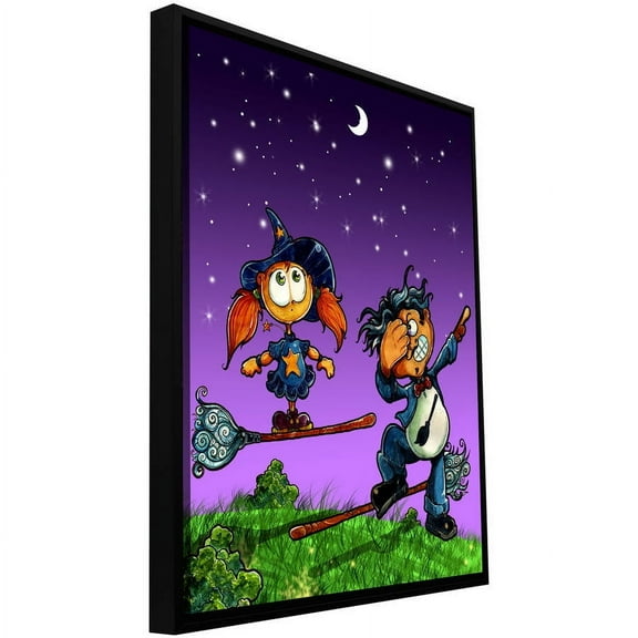 ArtWall Luis Peres "Learning To Fly 1" Floater Framed Gallery-Wrapped Canvas