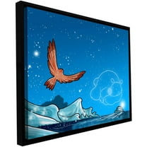 ArtWall Luis Peres "Polar 3" Floater Framed Gallery-Wrapped Canvas