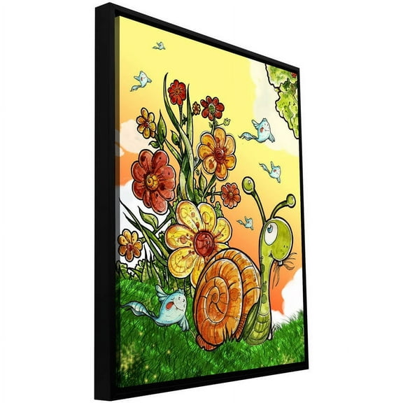 ArtWall Luis Peres "Under The Shell" Floater Framed Gallery-Wrapped Canvas