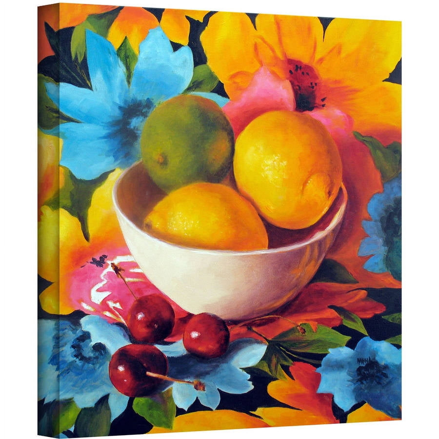 ArtWall Marina Petro "Cherry Surprise" Gallery-wrapped Canvas