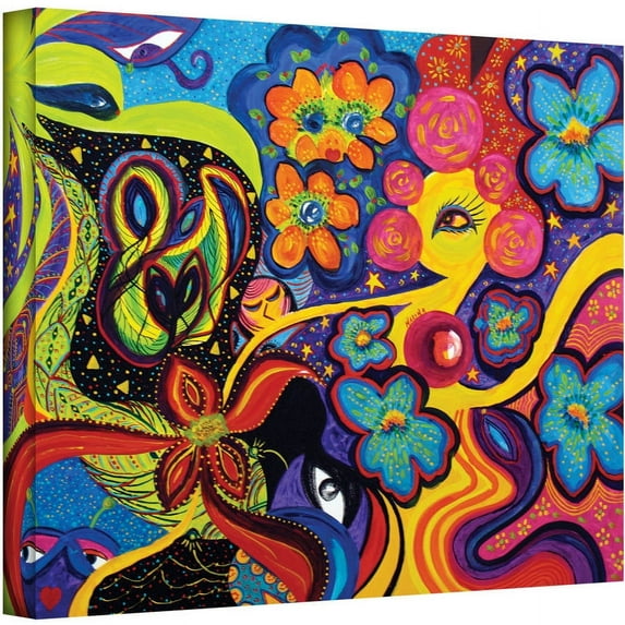 ArtWall Marina Petro "Joyful" Gallery-wrapped Canvas