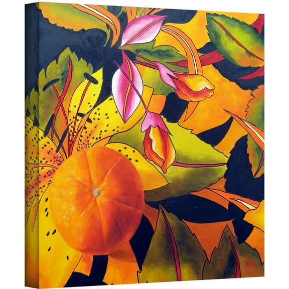 ArtWall Marina Petro "Love that Orange" Gallery-wrapped Canvas