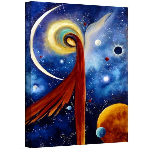 ArtWall Marina Petro "Lunar Angel" Gallery-wrapped Canvas