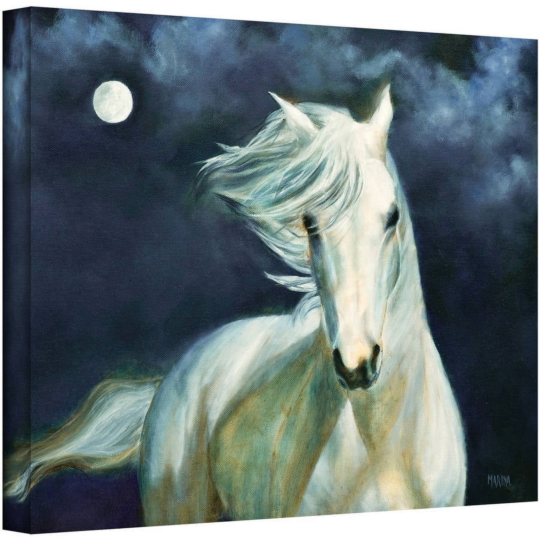 ArtWall Marina Petro "Moonsilver" Gallery-wrapped Canvas