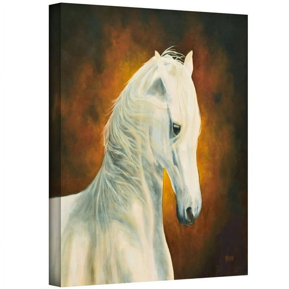 ArtWall Marina Petro "White Magic" Gallery-wrapped Canvas