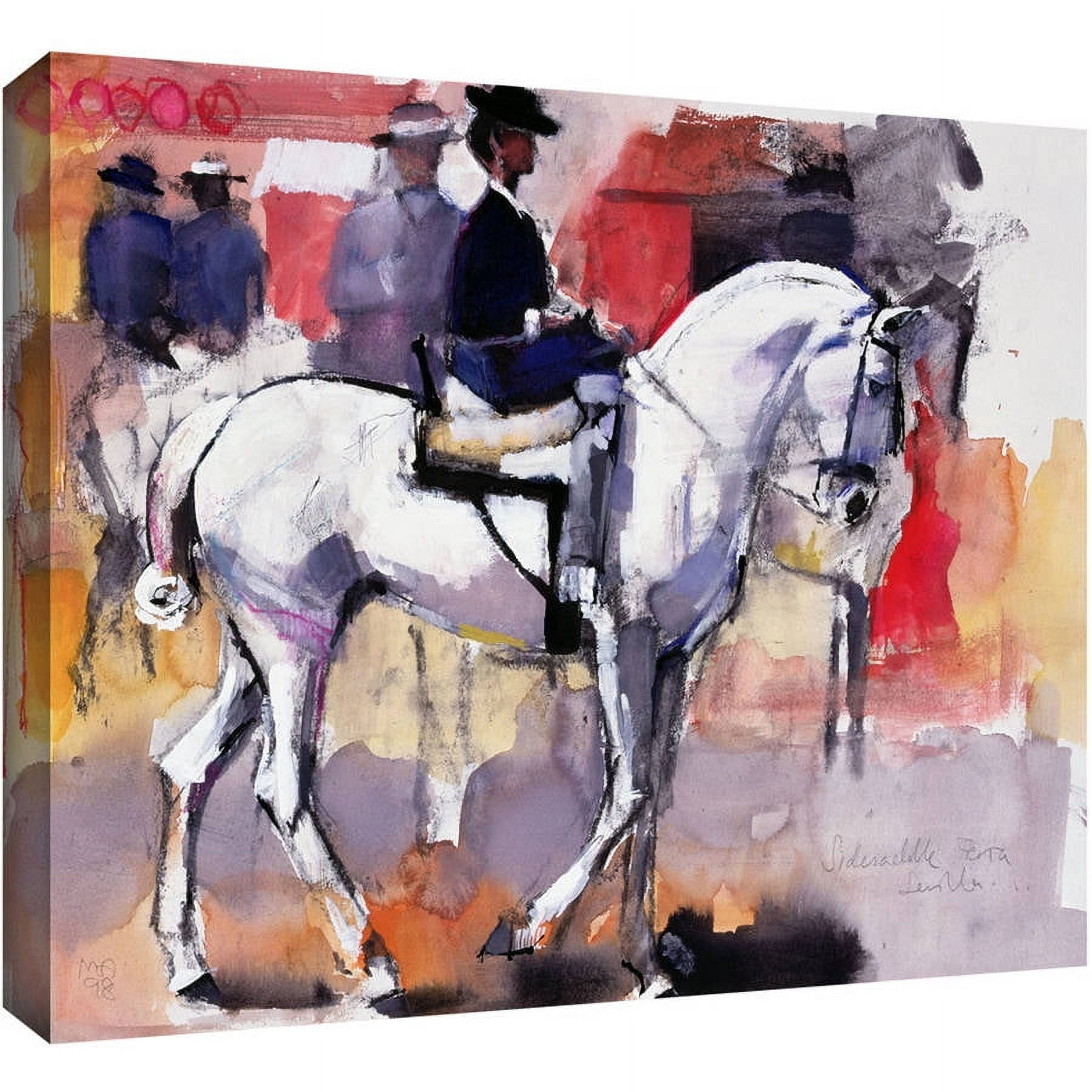 ArtWall Mark Adlington "Side-Saddle At The Feria De Sevilla" Gallery-Wrapped Canvas
