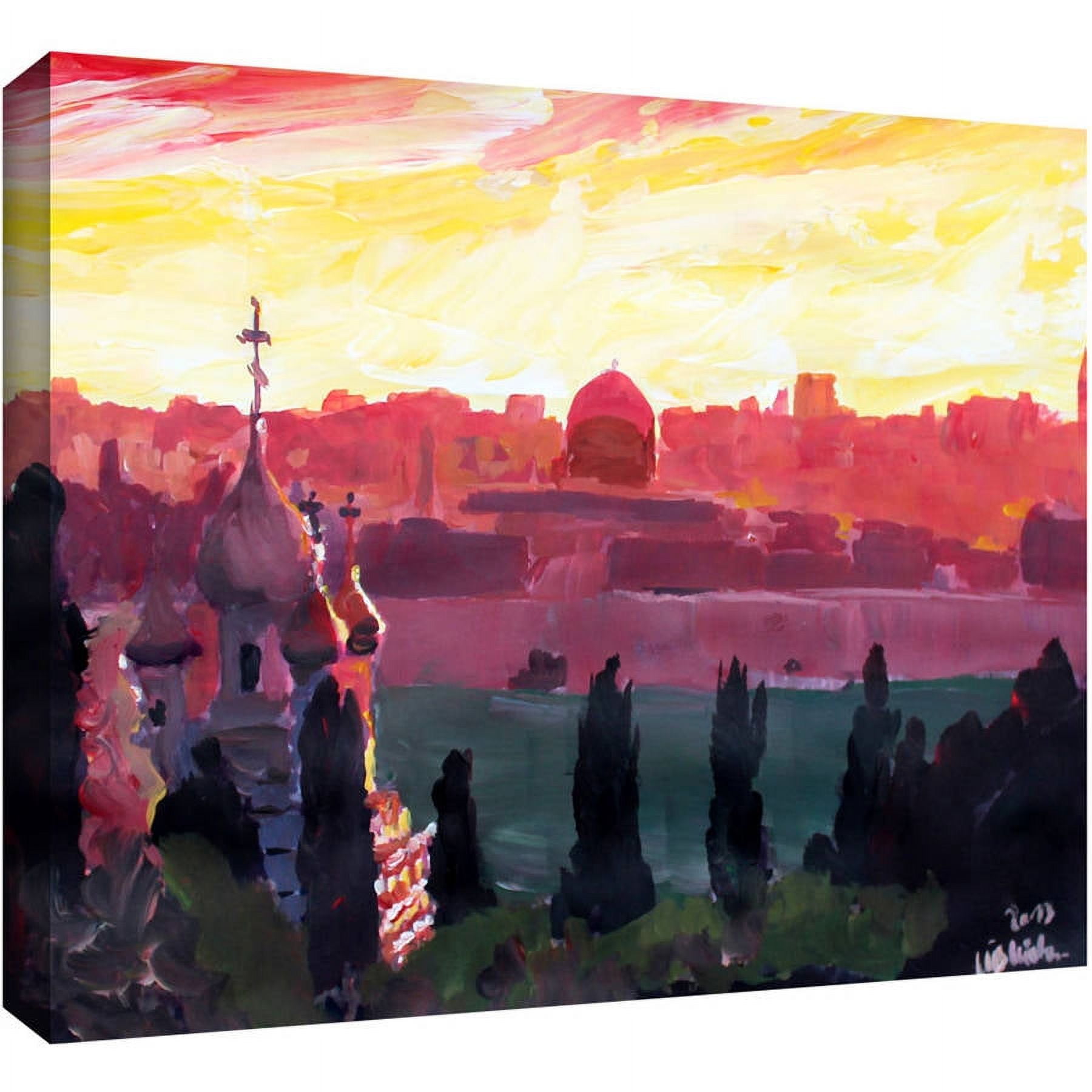 ArtWall Martina And Markus Bleichner "Jerusalem II" Gallery-Wrapped Canvas Art