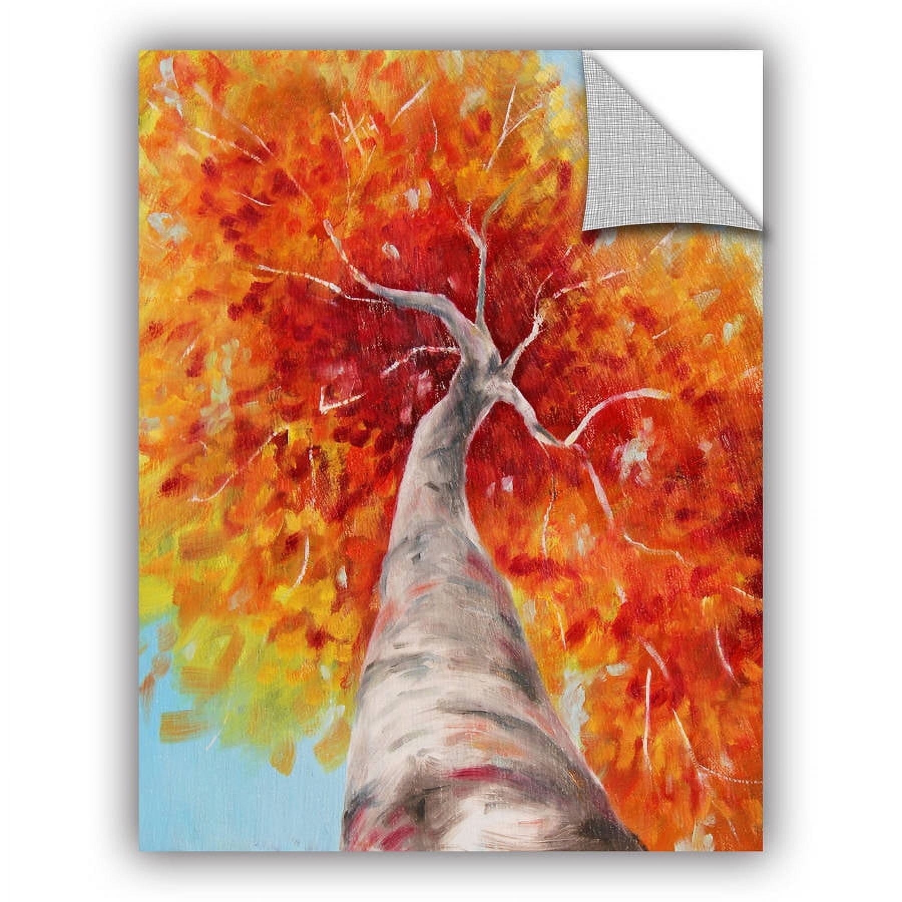 ArtWall Meaghan Troup "Autumn Tree" Art Appeals Removable Wall Art