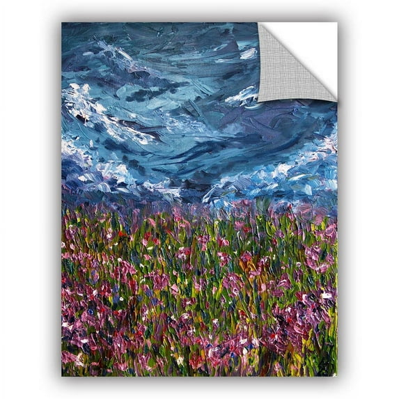 ArtWall Meaghan Troup "Flowers of the Field" Art Appeals Removable Wall Art