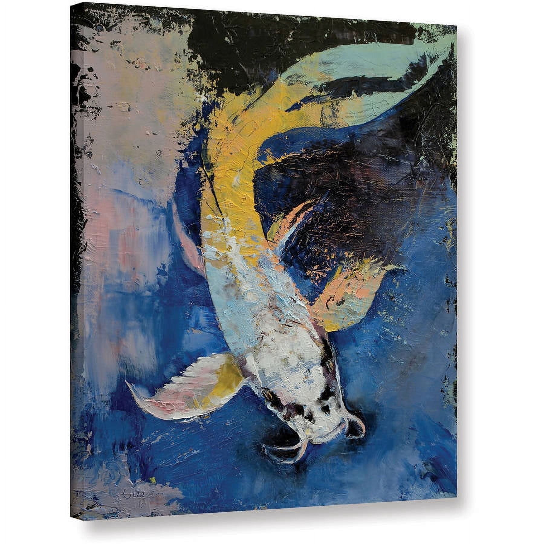 ArtWall Michael Creese "Dragon Koi" Gallery-wrapped Canvas