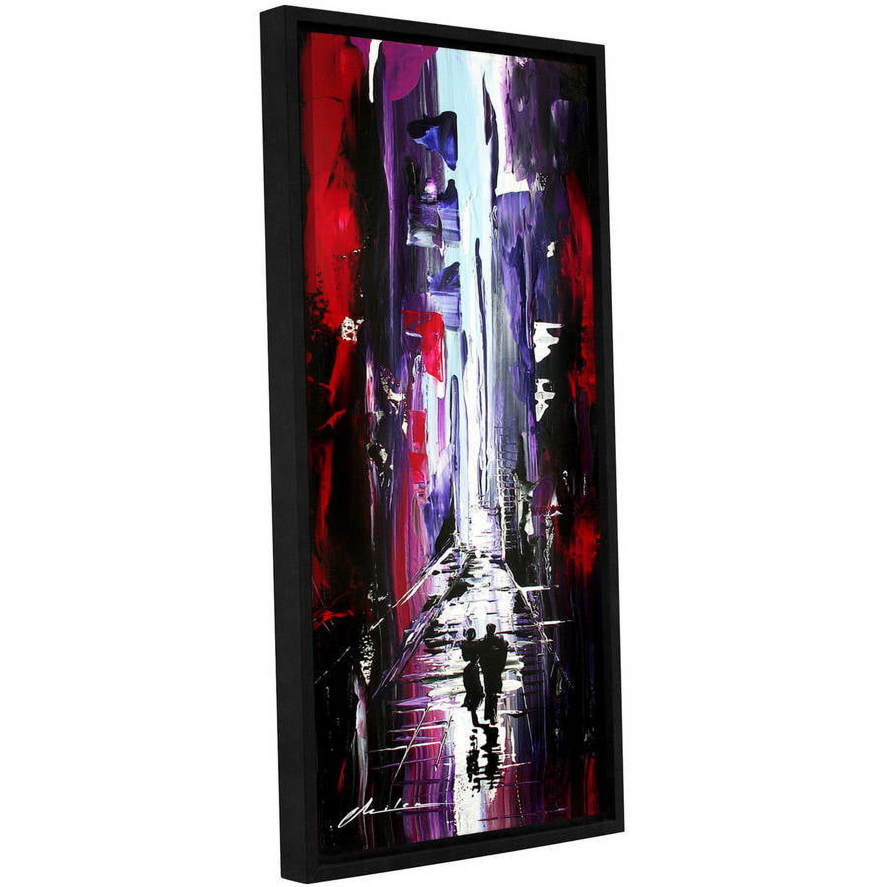 ArtWall Milen Tod "Allie" Gallery-wrapped Floater-framed Canvas
