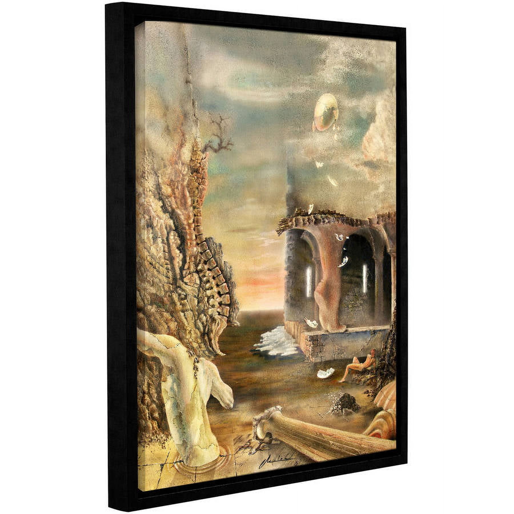 ArtWall Milen Tod "Astral Realm" Gallery-wrapped Floater-framed Canvas