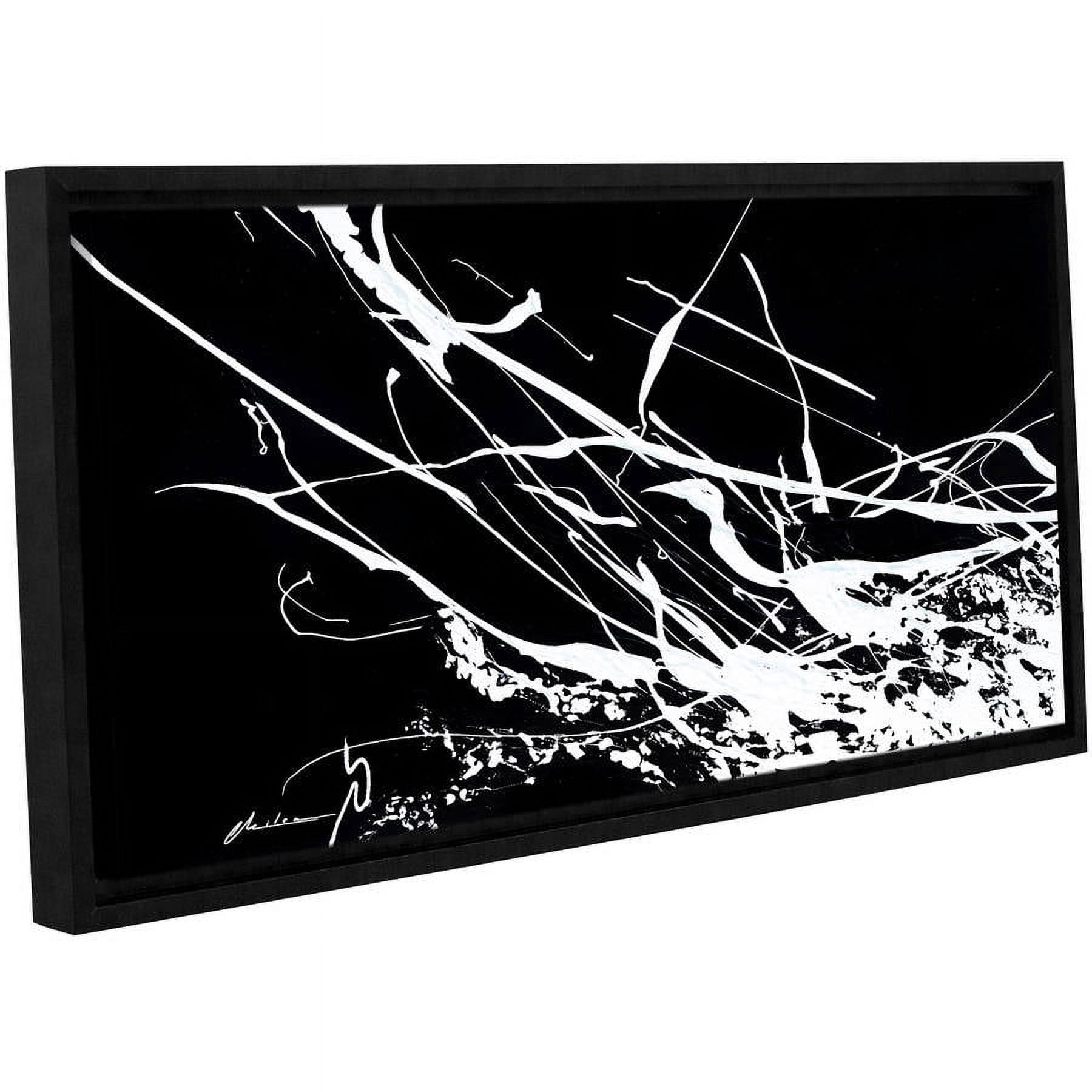 ArtWall Milen Tod "Contrasting" Gallery-wrapped Floater-framed Canvas