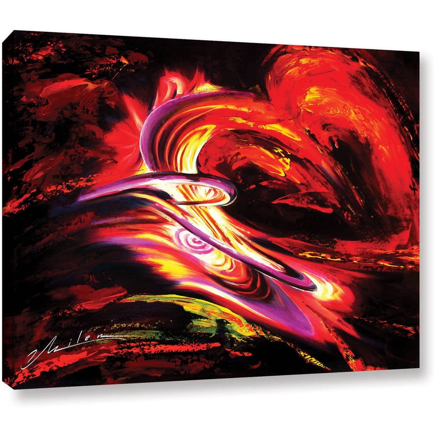 ArtWall Milen Tod "Flair" Gallery-wrapped Canvas