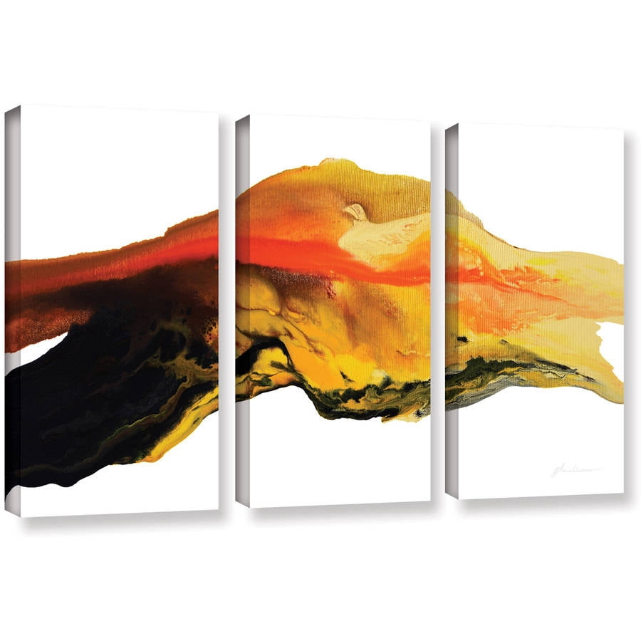 ArtWall Milen Tod "Flow" 3-Piece Gallery-wrapped Canvas Set