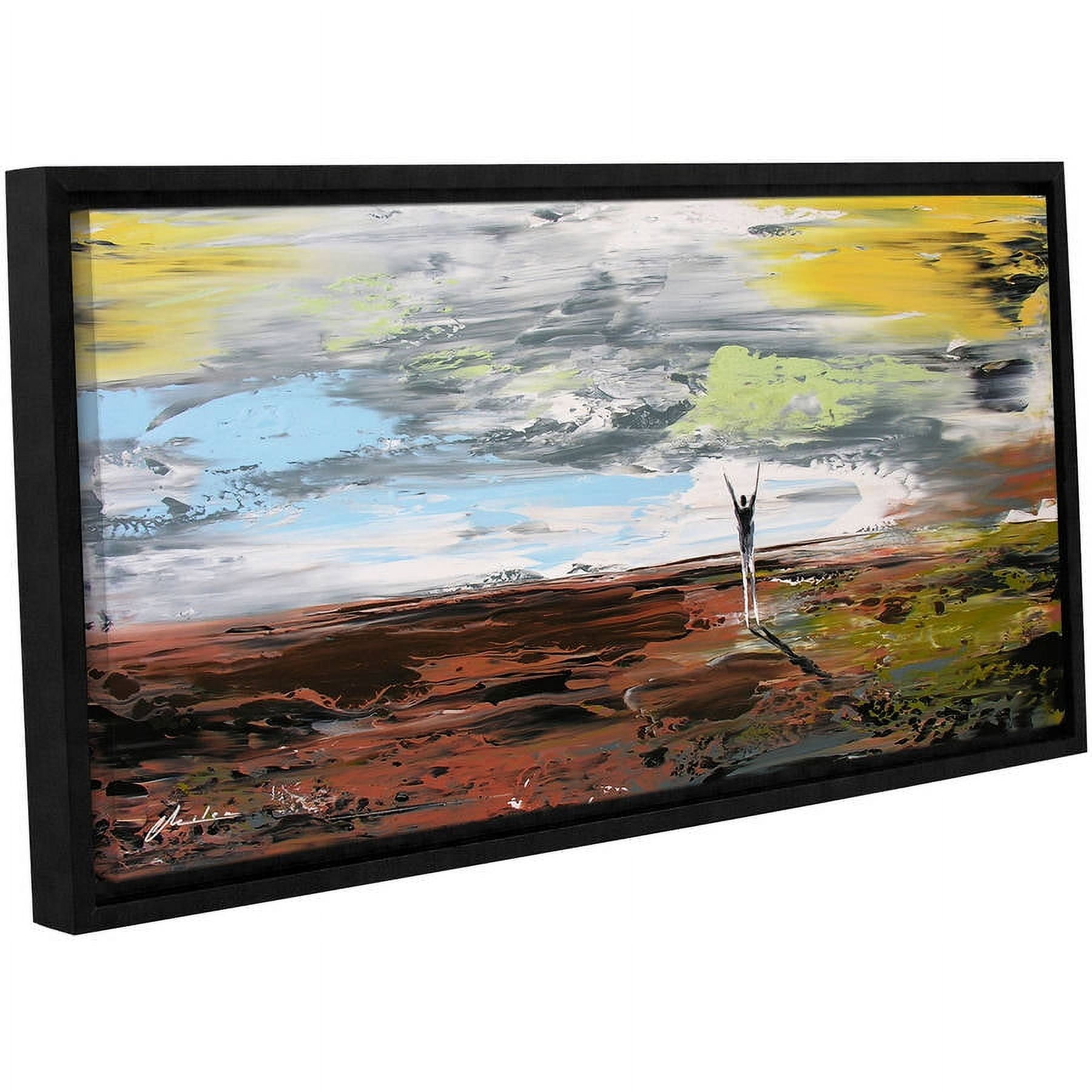 ArtWall Milen Tod "Freedom" Gallery-wrapped Floater-framed Canvas