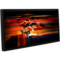 ArtWall Milen Tod "Knot" Gallery-wrapped Floater-framed Canvas