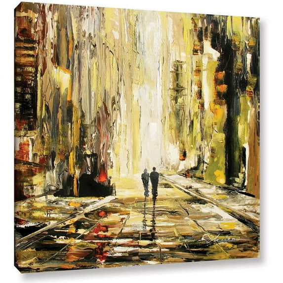 ArtWall Milen Tod "Lover's Lane" Gallery-wrapped Canvas
